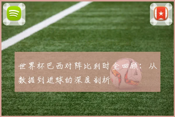 世界杯巴西对阵比利时全回顾：从数据到进球的深度剖析