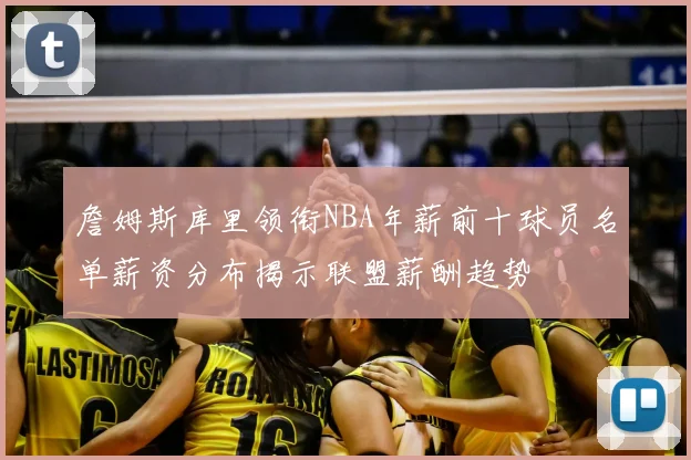 詹姆斯库里领衔NBA年薪前十球员名单薪资分布揭示联盟薪酬趋势